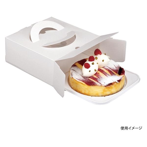 ヤマニパッケージ ケーキ箱 エコガトートレー付