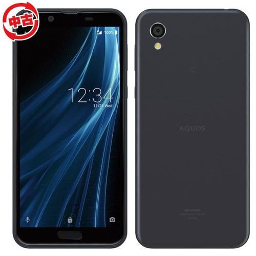 【中古】SHARP AQUOS sense2 SIMフリースマートホン SHV43 auニュアンスブラック