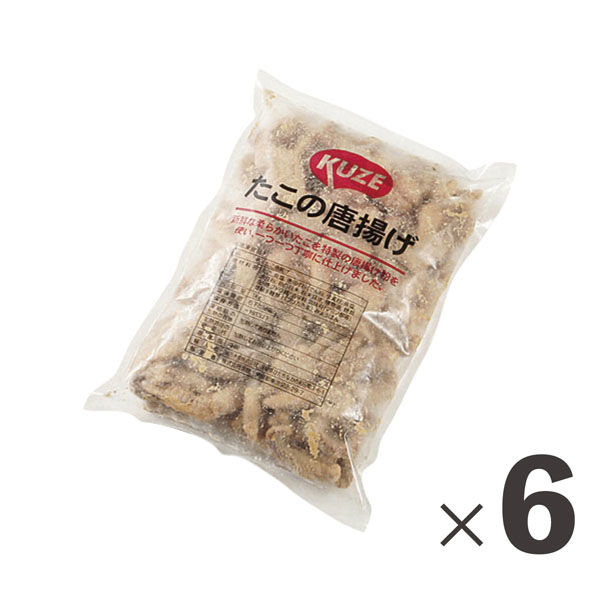 久世 業務用　たこの唐揚げ 54340 1ケース　1Kg×6パック　冷凍（直送品）