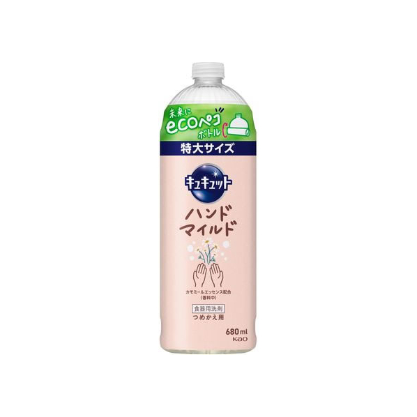 KAO キュキュット ハンドマイルド カモミールの香り つめかえ用 680mL FC311NM