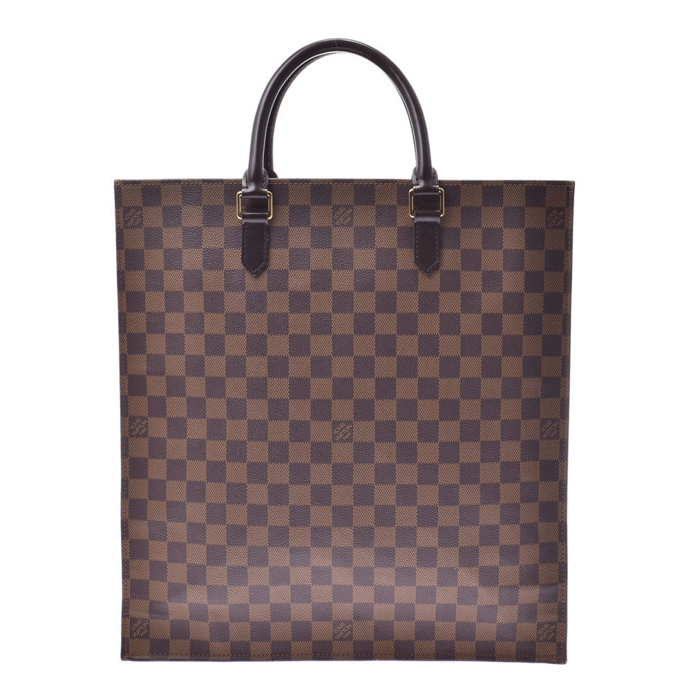 LOUIS VUITTON ルイヴィトン ダミエ サック プラ ブラウン N51140 レディース ダミエキャンバス ハンドバッグ Aランク 中古 