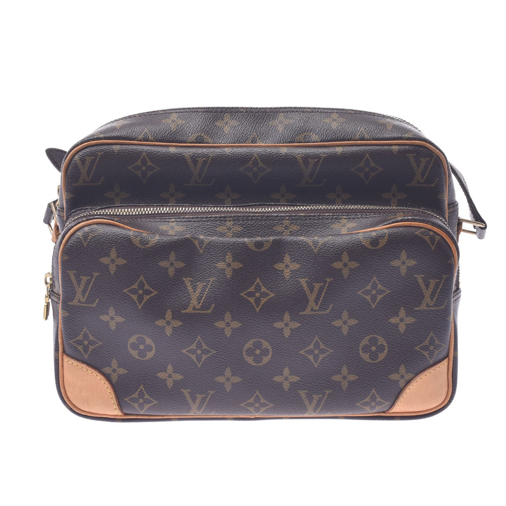 LOUIS VUITTON ルイヴィトン モノグラム ナイル ブラウン M45244 ユニセックス モノグラムキャンバス ショルダーバッグ Bランク 中古 