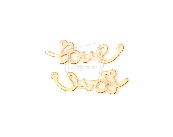 CNT-083-MG【2個入り】ラブペンダント,LOVE Pendant/ 10mm x 33mm