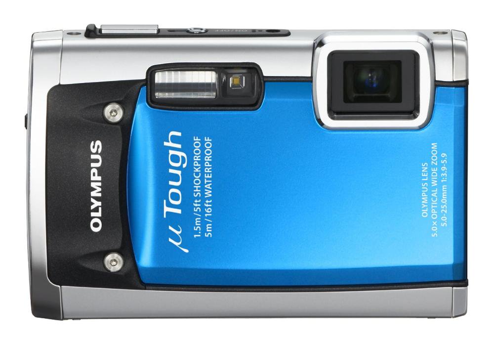 OLYMPUS 防水デジタルカメラ μ TOUGH 6020 ブルー【!中古品!】