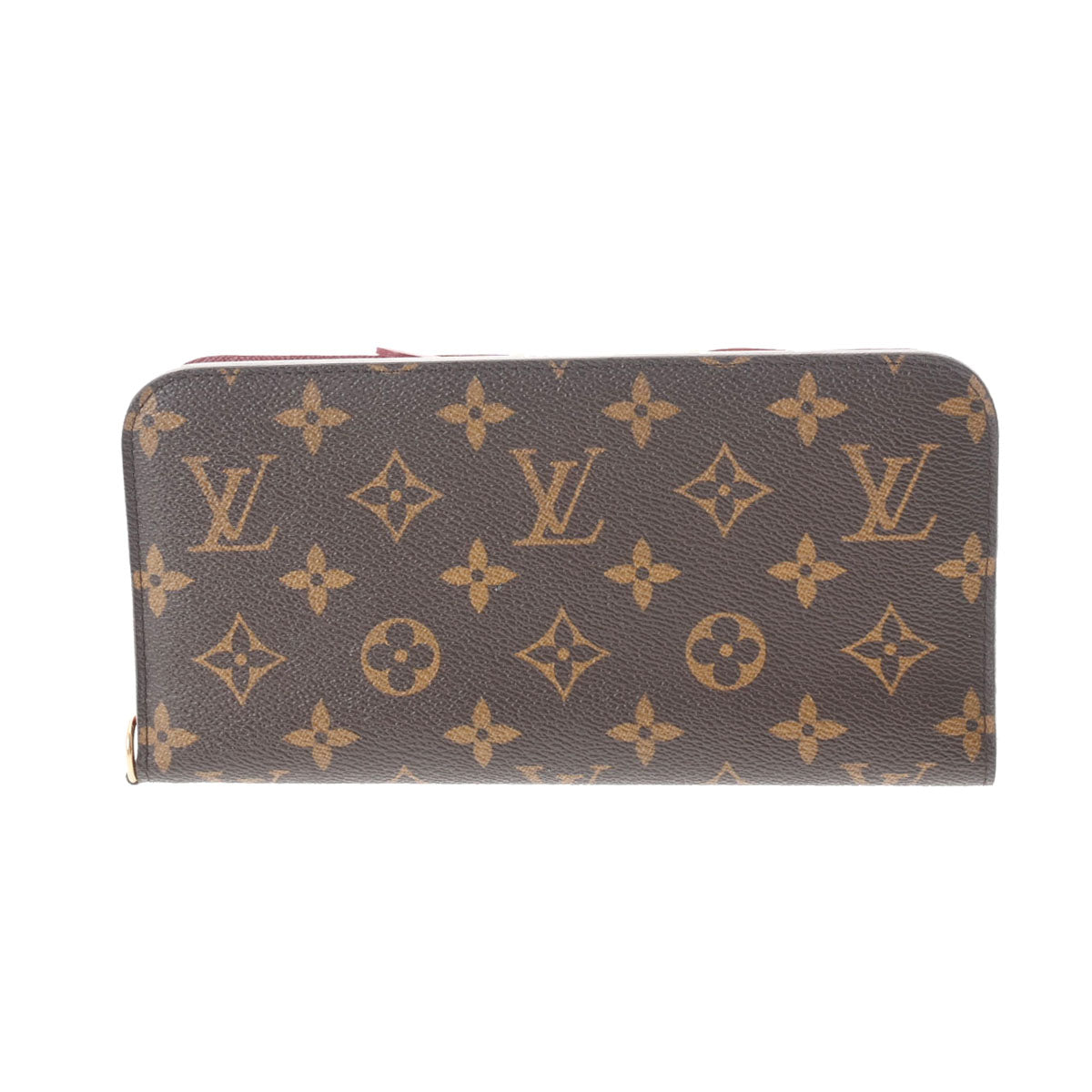 LOUIS VUITTON ルイヴィトン モノグラム ポルトフォイユアンソリット ルージュ M60250 レディース モノグラムキャンバス 長財布 ABランク 中古 