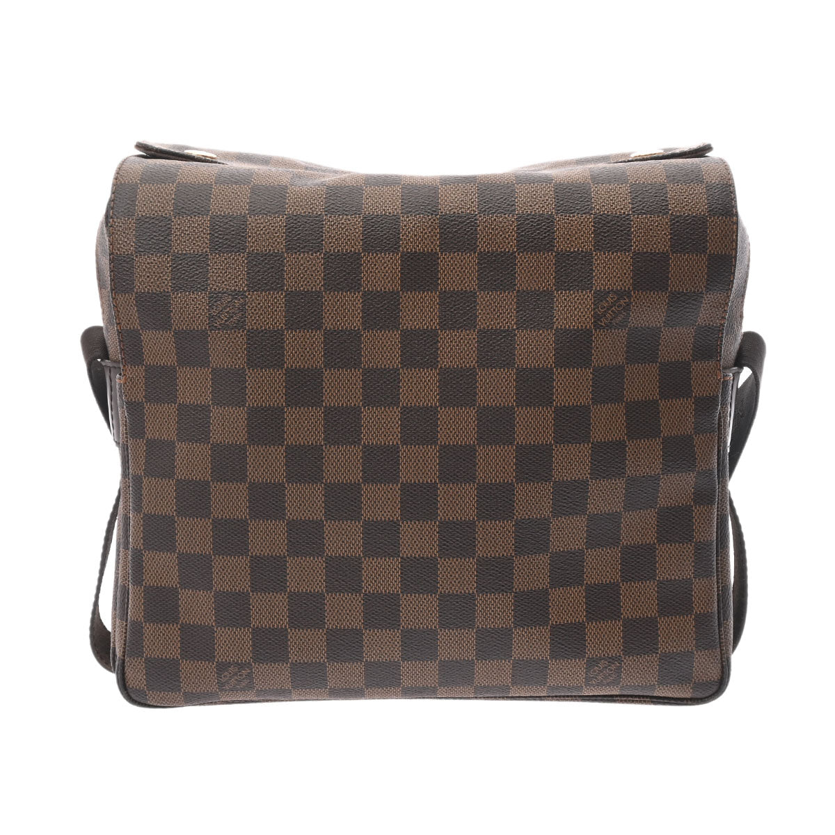 LOUIS VUITTON ルイヴィトン ダミエ ナヴィグリオ ブラウン N45255 レディース ダミエキャンバス ショルダーバッグ Bランク 中古 