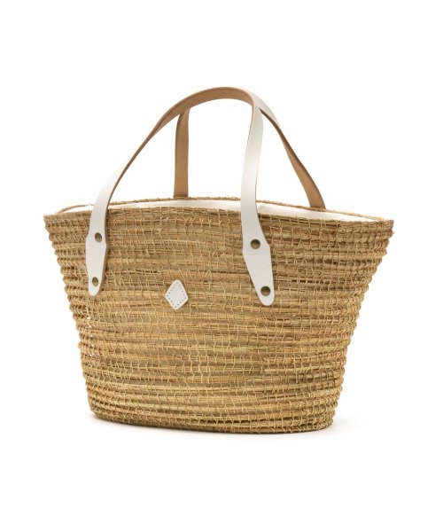 クレドラン トートバッグ CLEDRAN HAND & WORKS PALM FIBER BASKET L かごバッグ 大きめ A5 巾着 軽量 CL－3526