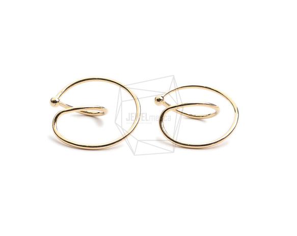 ERG-2257-G【2個入り】ラウンドイヤーカフ/Round Earcuffs Earrings