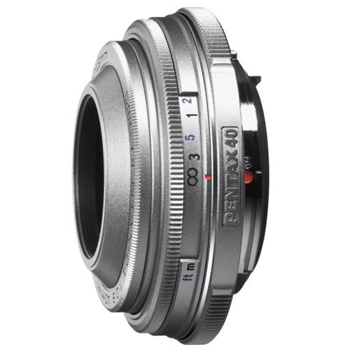 PENTAX パンケーキレンズ DA40mmF2.8 Limited Silver(ケース・フード付) DA40F2.8SILVER【中古品】