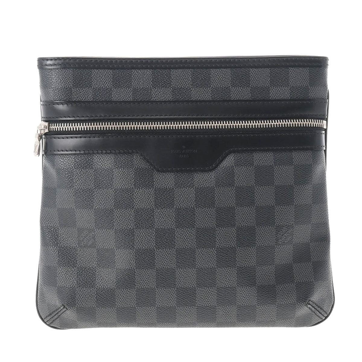 LOUIS VUITTON ルイヴィトン ダミエグラフィット トマス 黒/グレー N58028 メンズ ダミエグラフィットキャンバス ショルダーバッグ Aランク 中古 