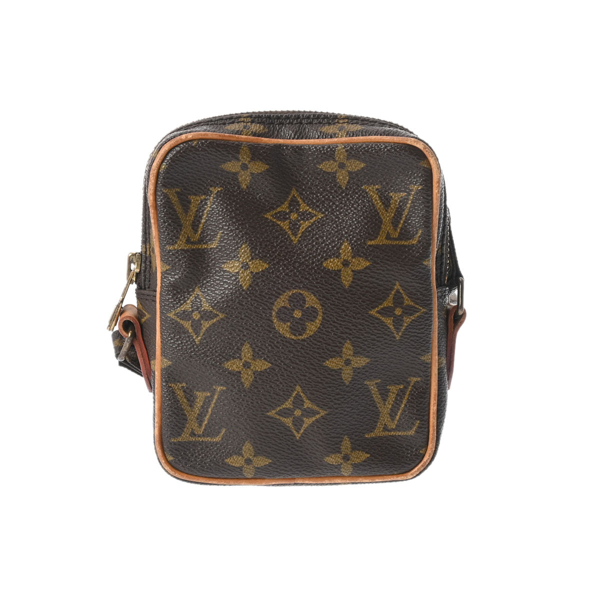 LOUIS VUITTON ルイヴィトン モノグラム ミニ ダヌーブ ブラウン M45268 レディース モノグラムキャンバス ショルダーバッグ Bランク 中古 