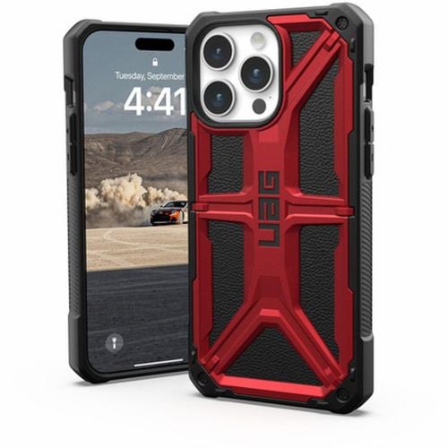 プリンストン UAG社製 iPhone 15 Pro Max用ケース MONARCH(クリムゾン) UAG-RIPH23LA-P-CR