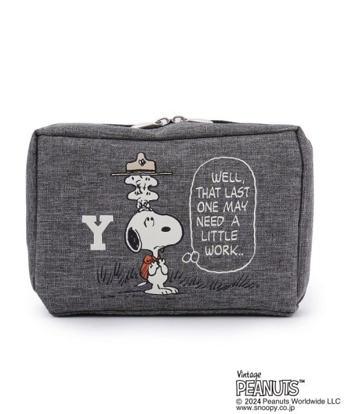 SNOOPY イニシャルポーチ Y