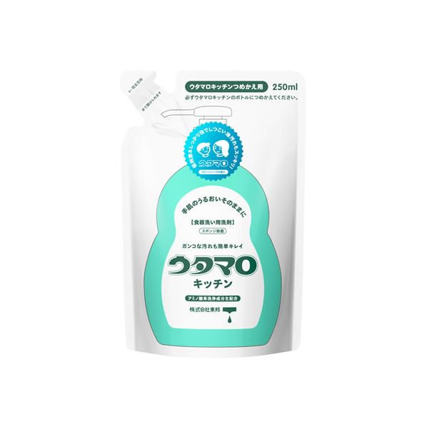 東邦 ウタマロキッチン 詰替 250mL 食器洗い用洗剤 F871549-268396