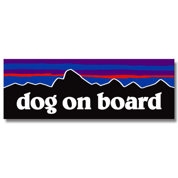 P【ドッグオンボード/dog on board】マグネットステッカー