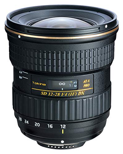 Tokina ズームレンズ AT-X 12-28 F4 PRO DX 12-28mm F4 (IF) ASPHERICAL ニコン用 APS-C対応【中古品】