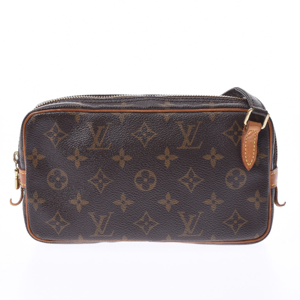 LOUIS VUITTON ルイヴィトン モノグラム マルリーバンドリエール ブラウン M51828 ユニセックス ショルダーバッグ Bランク 中古 