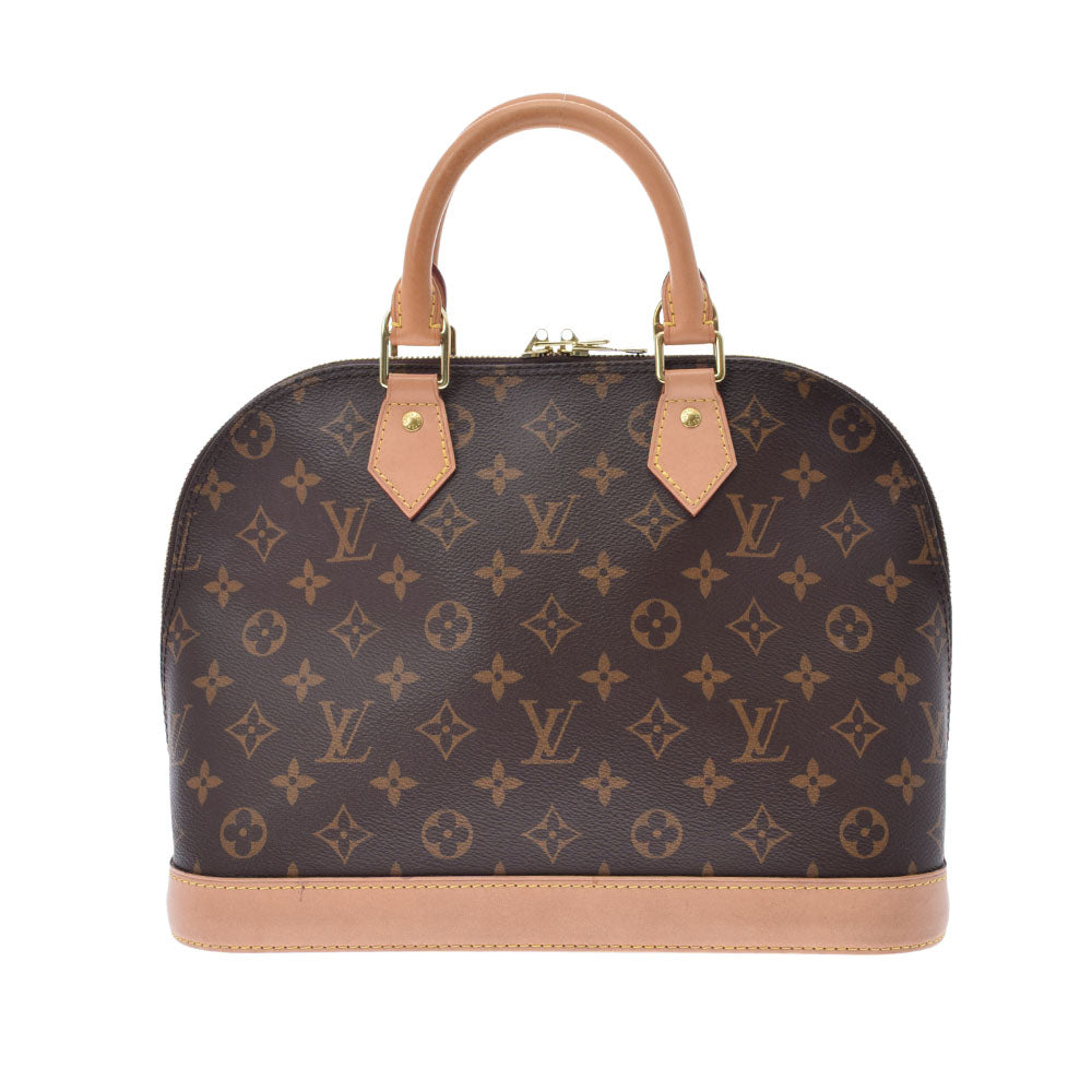 LOUIS VUITTON ルイヴィトン モノグラム アルマ 新型 ブラウン M53151 レディース モノグラムキャンバス ハンドバッグ ABランク 中古 