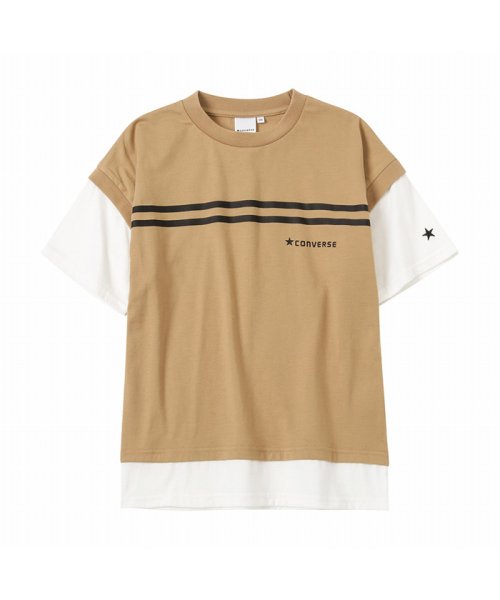 CONVERSE コンバース ベストフェイクレイヤードTシャツ CM2452