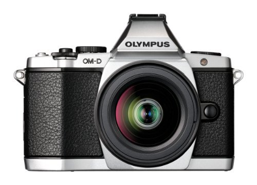 OLYMPUS ミラーレス一眼 OM-D E-M5 レンズキット シルバー 1605万画素 防塵 防滴 OM-D E-M5 LKIT【中古品】