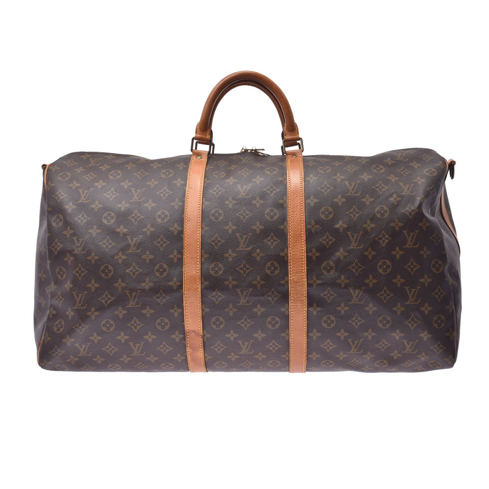 LOUIS VUITTON ルイヴィトン モノグラム キーポルバンドリエール60 ブラウン M41412 ユニセックス モノグラムキャンバス ボストンバッグ Bランク 中古 