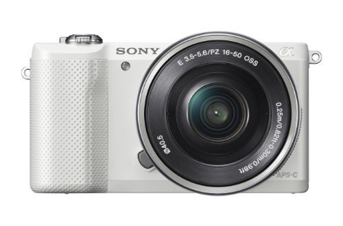 SONY α5000 パワーズームレンズキット(ホワイト／デジタル一眼)【中古品】