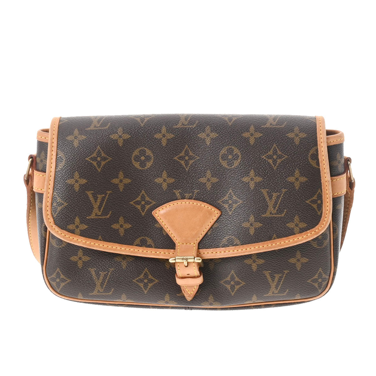 LOUIS VUITTON ルイヴィトン モノグラム ソローニュ ブラウン M42250 レディース モノグラムキャンバス ショルダーバッグ ABランク 中古 