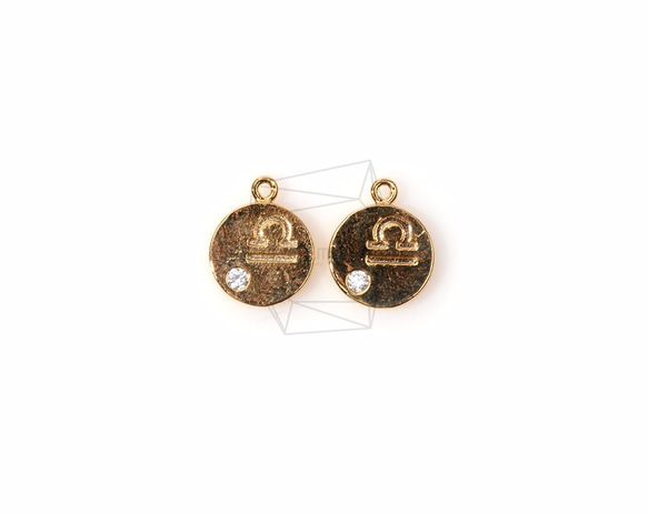 PDT-475-G【2個入り】星座/天秤座（テンビン座）,Constellation(Libra)Pendant