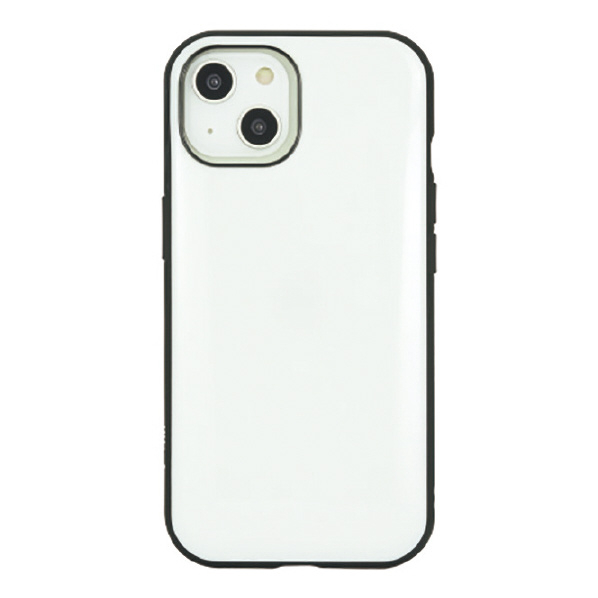 グルマンディーズ iPhone 15/14/13用耐衝撃ケース IIIIFIT ホワイト IFT-150WH