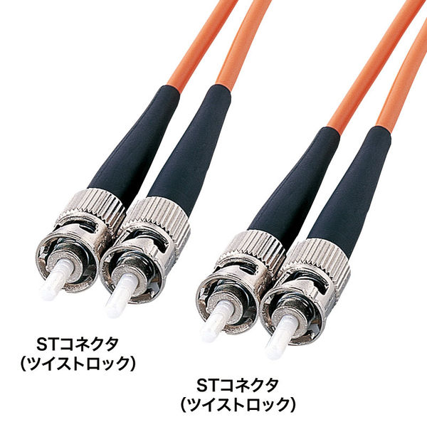 サンワサプライ 光ファイバケーブル3m HKB-TT5W-3（直送品）