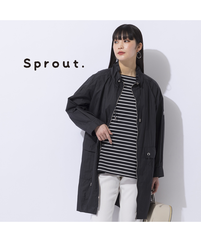 リリアンビューティ/【Sprout.】イタリア製素材　ライトシアーライトジャケット