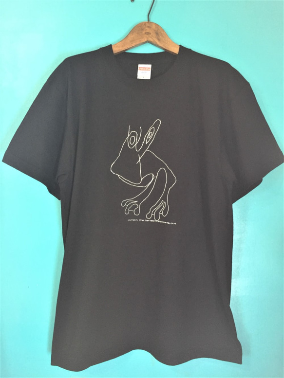 【2枚以上購入で30%OFF】コットンオリジナルTシャツ　かえる（FROG）