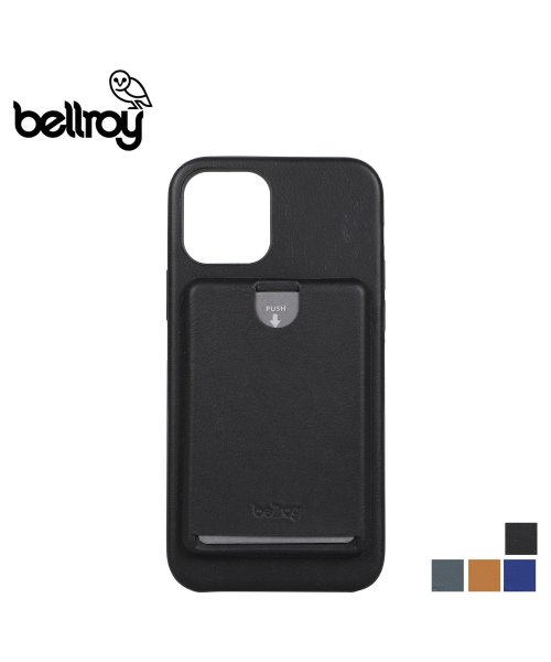 ベルロイ Bellroy iPhone12 12 Pro ケース スマホ 携帯 アイフォン メンズ レディース 背面ポケット PHONE CASE ブラック グ