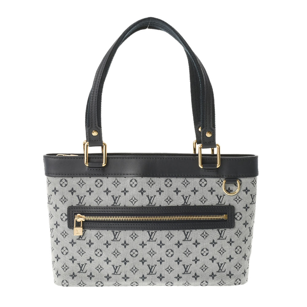 LOUIS VUITTON ルイヴィトン モノグラムミニ ルシーユPM ネイビー M92676 レディース モノグラムミニキャンバス トートバッグ ABランク 中古 