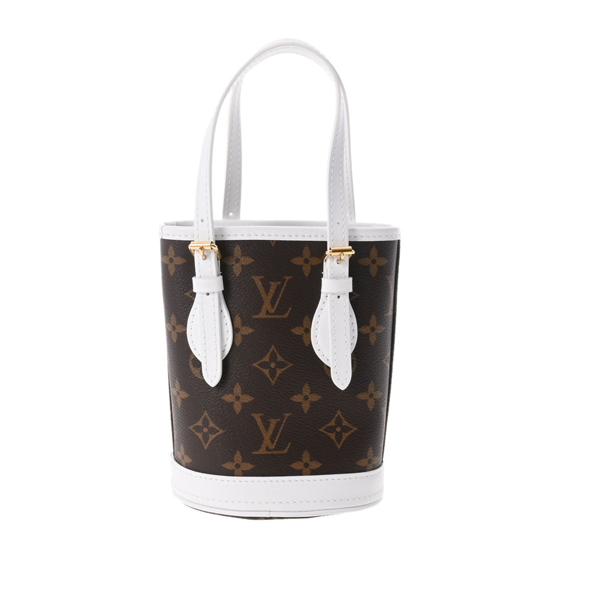 LOUIS VUITTON ルイヴィトン モノグラム ナノバケット ブラウン M81489 レディース モノグラムキャンバス 2WAYバッグ Aランク 中古 