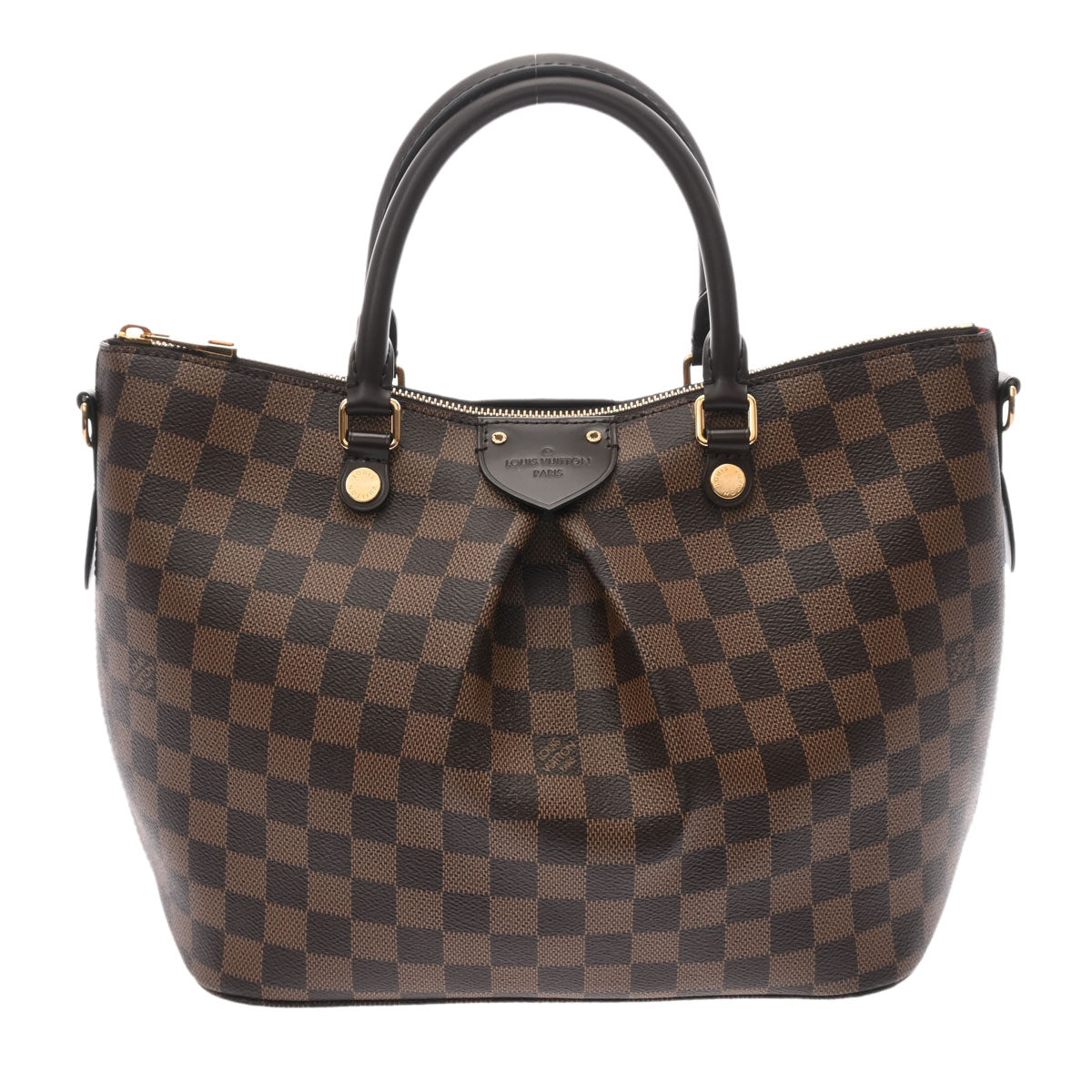 LOUIS VUITTON ルイヴィトン ダミエ シエナPM ブラウン N41545 レディース ダミエキャンバス 2WAYバッグ Aランク 中古 