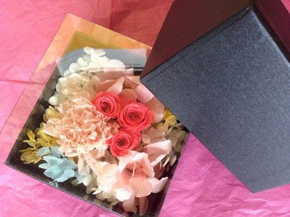 フラワーギフトボックス  Gift Box of Flowers  パステルカラー   Pastel colors