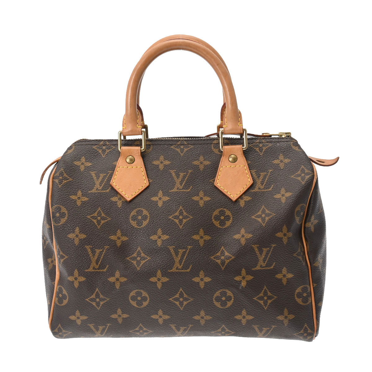 LOUIS VUITTON ルイヴィトン モノグラム スピーディ 25 ブラウン M41528 レディース モノグラムキャンバス ハンドバッグ Bランク 中古 