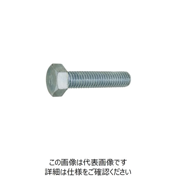 ファスニング J ダクロ 鋼 8マーク六角ボルト（全ねじ） 12X45 B00080000120045013 1箱（65個）（直送品）