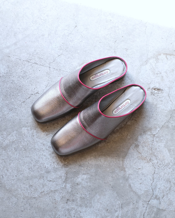 【limited color】room shoes  -silver×pink-   size.36（23-23.5）