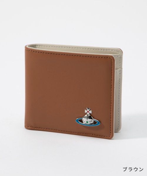 ヴィヴィアンウェストウッド 二つ折り財布 Vivienne Westwood 51010009 L001L NAPPA BILLFOLD WITH COIN P