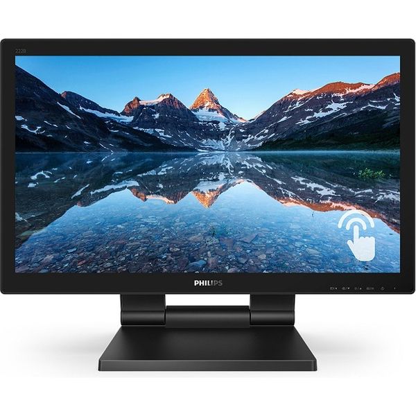 21.5型ワイド静電容量型タッチ液晶ディスプレイ ブラック (フルＨＤ/ＤＰ/ＨＤＭＩ/ＤＶＩーＤ/ＤーＳｕｂ/１０点タッチ テレワーク 在宅（直送品）