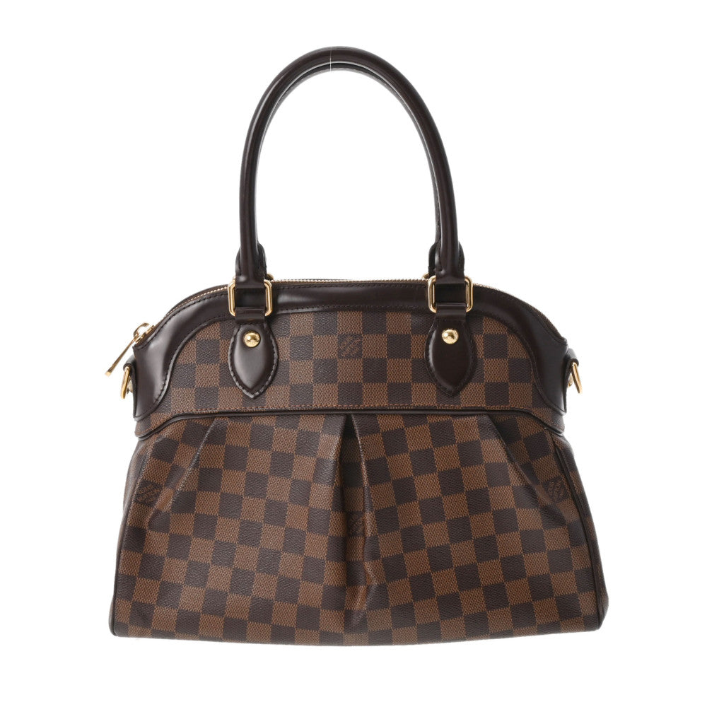 LOUIS VUITTON ルイヴィトン ダミエ トレヴィPM 2WAY ブラウン N51997 レディース ダミエキャンバス ハンドバッグ ABランク 中古 