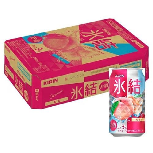 キリン 氷結 もも 350ml缶 350ML × 24本【セット販売】