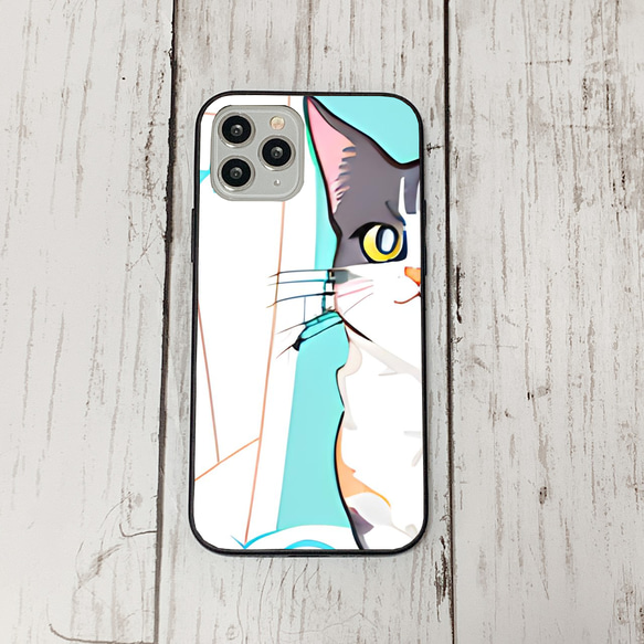 iphoneケース4-2-34 iphone 強化ガラス ねこ・猫・ネコ 箱2 かわいい アイフォン iface