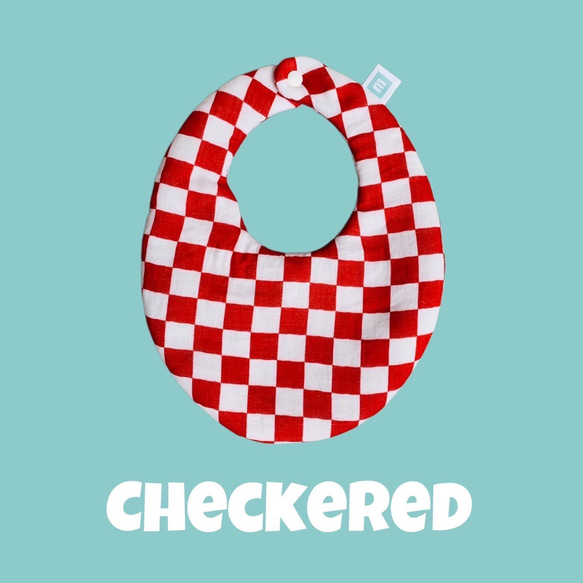 おしゃれベビースタイ【CHECKRED】