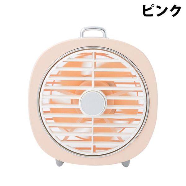 イトウ USB卓上BOX FAN ピンク 36651-PK 1セット（12個）（直送品）