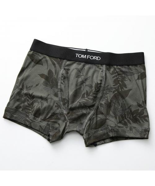 TOM FORD ボクサーパンツ T4LC3 176 リーフ柄 ロゴ