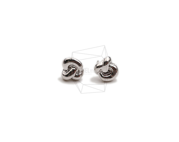 ERG-2349-R【2個入り】フープピアス/Hoop Post Earrings/9.6mm X 9.8mm