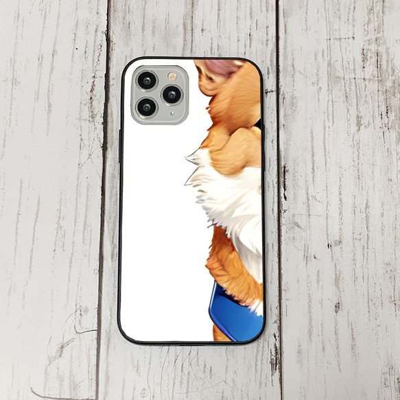 iphoneケース4-3-50 iphone 強化ガラス 犬・いぬ・ワンちゃん 箱13 かわいい アイフォン iface